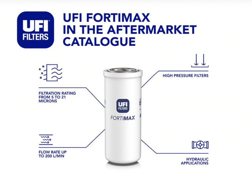 The three reasons to choose a UFI filters FORTIMAX High-Pressure Hydraulic Filter